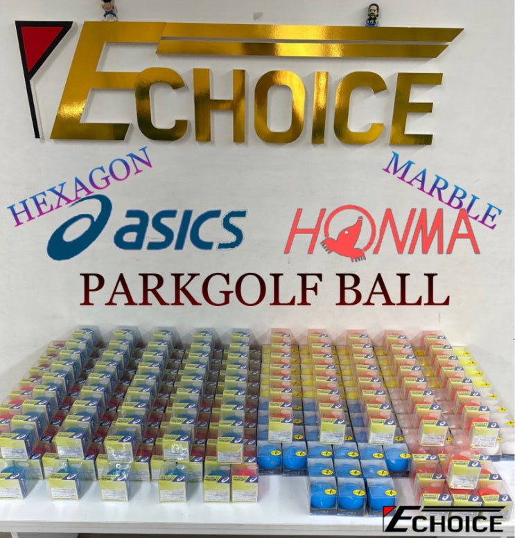 [ASICS,HONMA] 파크골프 볼 HEXAGON(ASICS),MARBLE(HONMA) 2번째 대량 입고