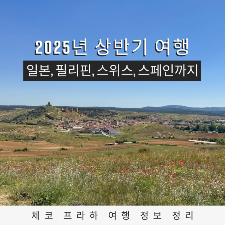 2025년 상반기 여행 정리