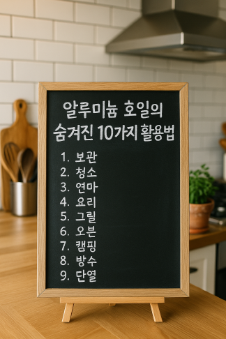   알루미늄 호일의 숨겨진 10가지 활용법