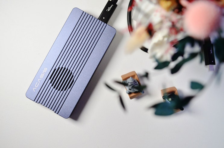  인클로저라고 믿기지 않는 속도라니! 초고속 아카시스 TBU405PRO M1 M.2 NVMe SSD 외장 케이스