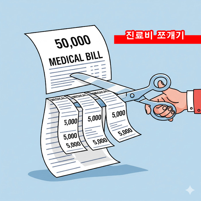  실손보험 보험 사기 진료비 쪼개기, 미용시술 둔갑, 허위 진료 기록, 징역 10년