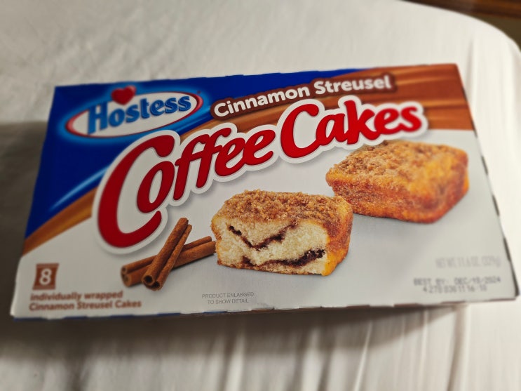  Hostess Cinnamon Streusel Coffee Cakes
