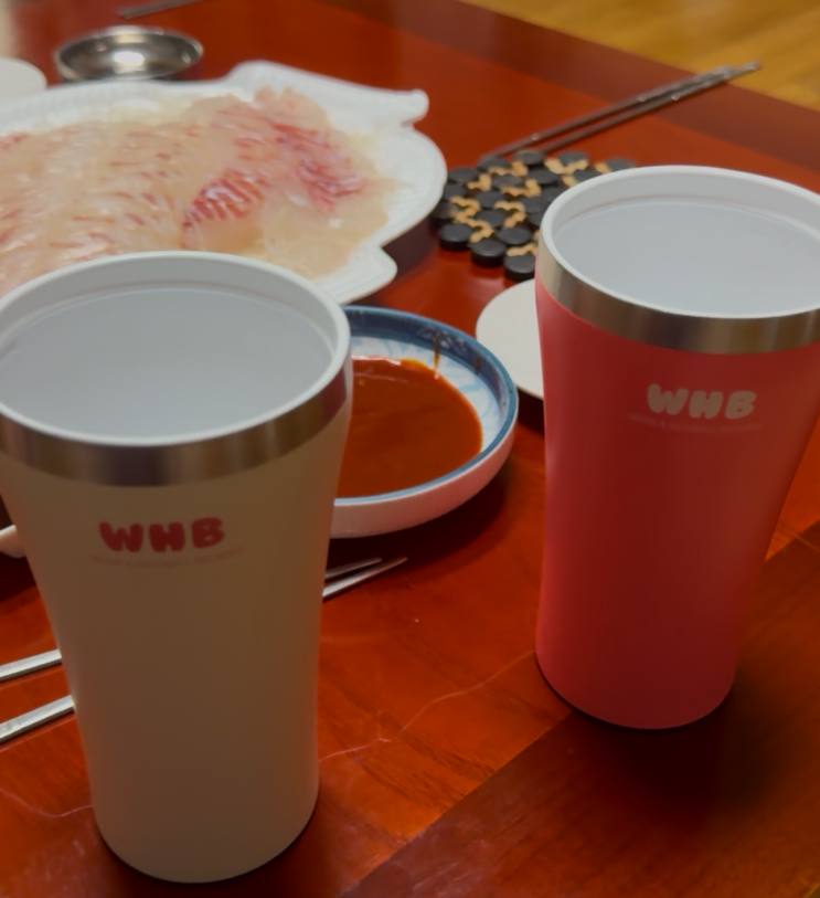  첫 잔의 시원함 그대로, WHB 스텐 하이볼잔으로 완성하는 홈바