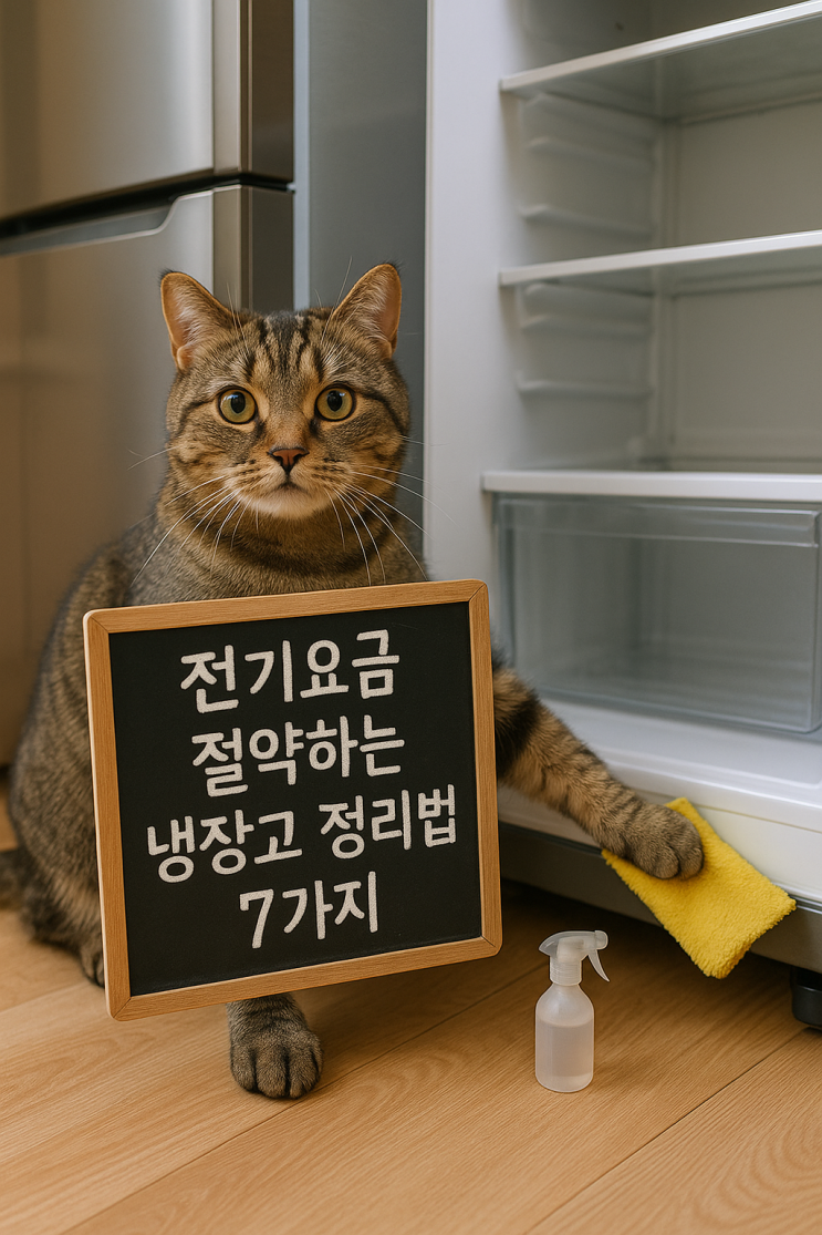  전기요금 절약하는 냉장고 정리법 7가지