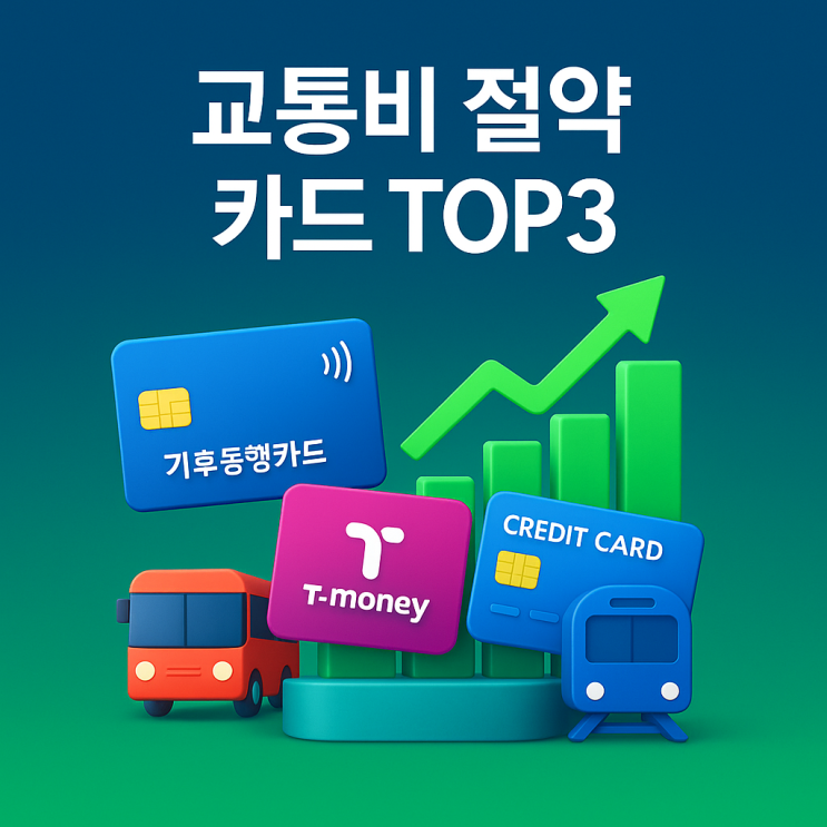  교통비 할인 카드 추천 TOP3, 버스·지하철 대중교통 비용 꿀팁