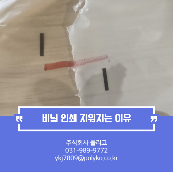  비닐 인쇄가 지워져요? 맞춤형 비닐 인쇄 시 반드시 알아야 할 정보