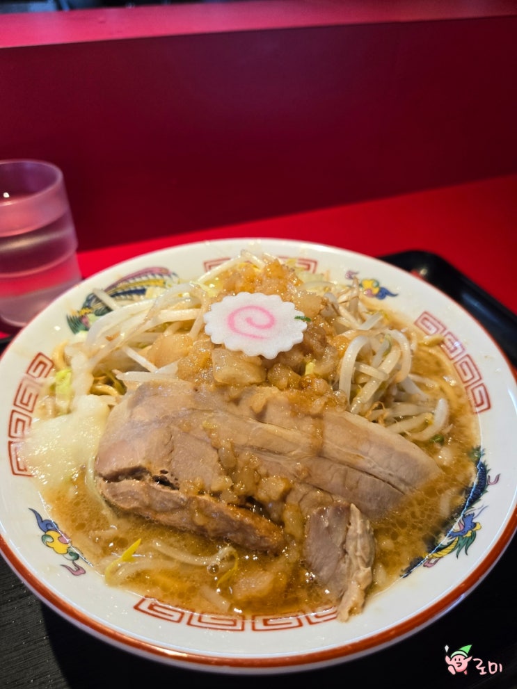  마츠야마 라멘 맛집 추천 부타멘아지토 지로계라멘 주문 방법