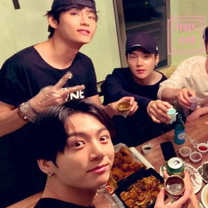  뷔 정국 한남동 방꼬 술집 근황! 공식 확인 인증에 팬들 러쉬!
