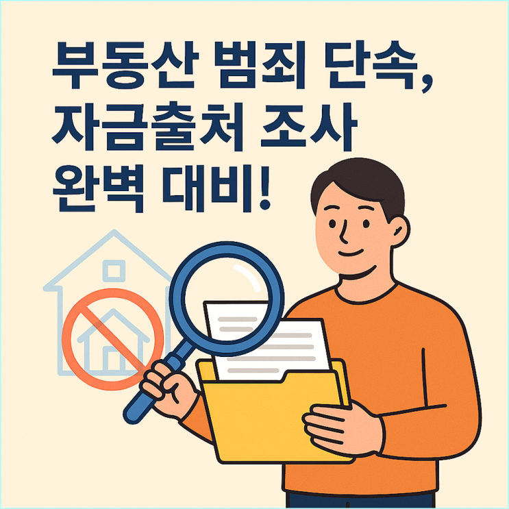  부동산 기획부동산 전세사기 집중 단속 시작, 선량한 매수자 자금조달계획서 준비 팁