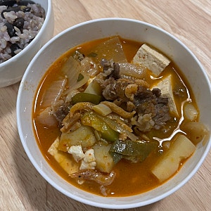 차돌 보리새우 된장찌개 만들기  정말 맛있는 차돌 된장찌개 간단 레시피