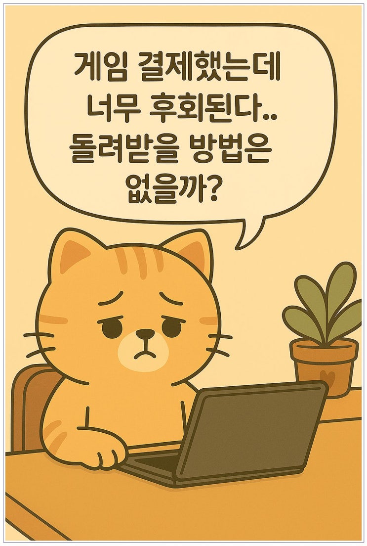  구글플레이 환불 요청과 결제 취소 방법