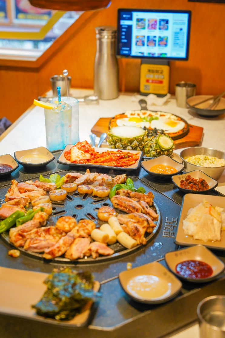  은평구 맛집 내돈내산 ️ 마이유스 숯불닭갈비 팔각도 점심 닭갈비 메뉴