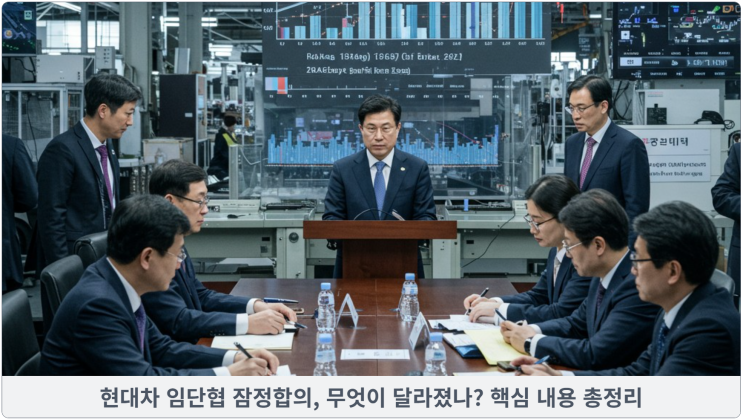  현대차 임단협 잠정합의, 무엇이 달라졌나? 핵심 내용 총정리