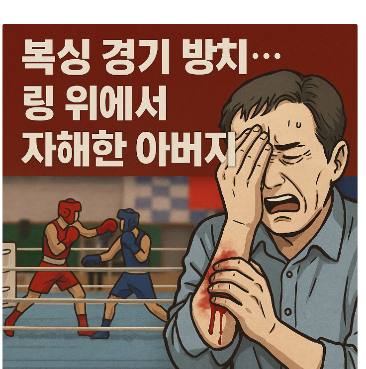 제주 <b>복싱</b>대회 <b>중학생</b> 선수 의식불명 <b>사고</b>와 아버지 자해