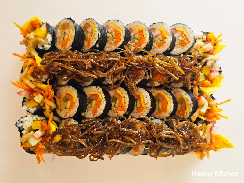 경주 성동시장의 우엉김밥 스톼~일! 달콤짭짤 쫀득한 우엉김밥 레시피