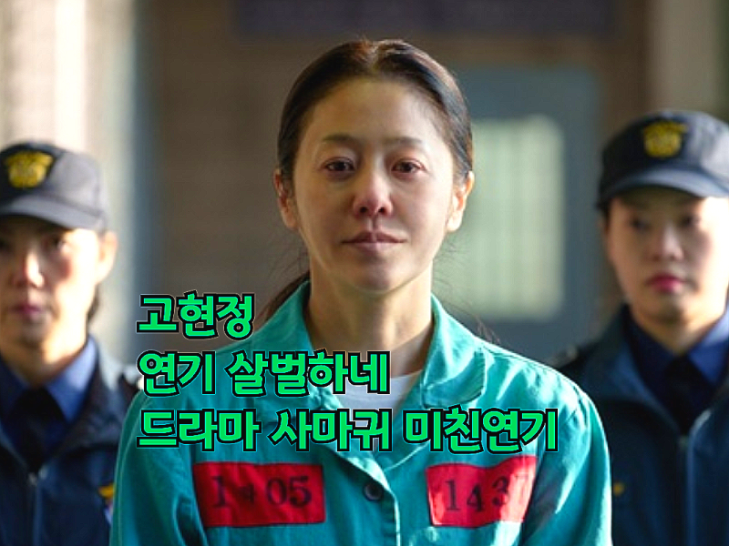 고현정 연기 살벌하네, 드라마 사마귀로 복귀(ft프로필 필모 수상내역)