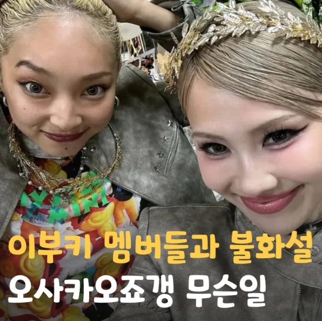 쿄카 <b>이부키</b> 오사카 <b>오죠갱</b> 공식 계정 인스타 차단? <b>매니저</b> 및... 
