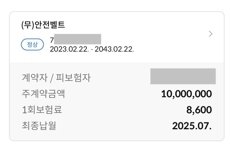 "우체국 안전벨트 보험" 총정리