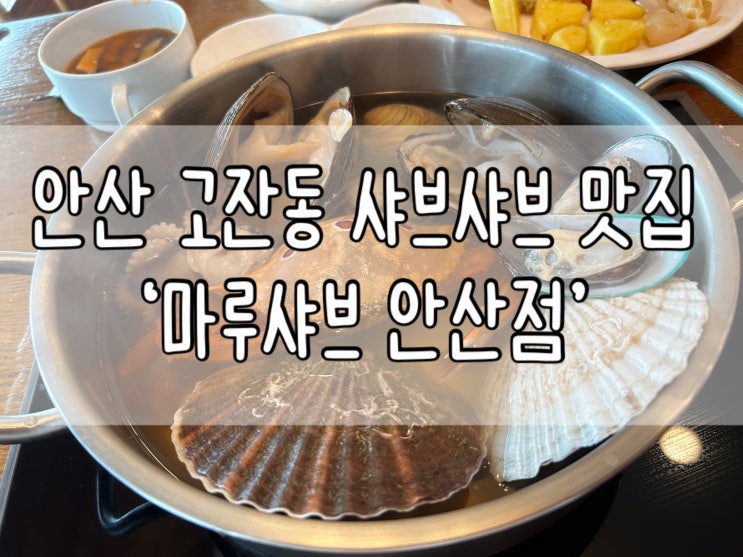  안산 고잔동 샤브샤브 맛집 '마루샤브' | 평일런치 해물샤브 즐기기