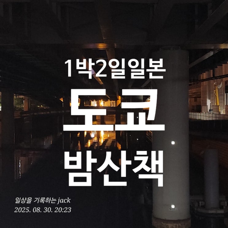  [1박2일 일본여행] 도쿄 밤산책 : 황궁과 금융지구를 걷다