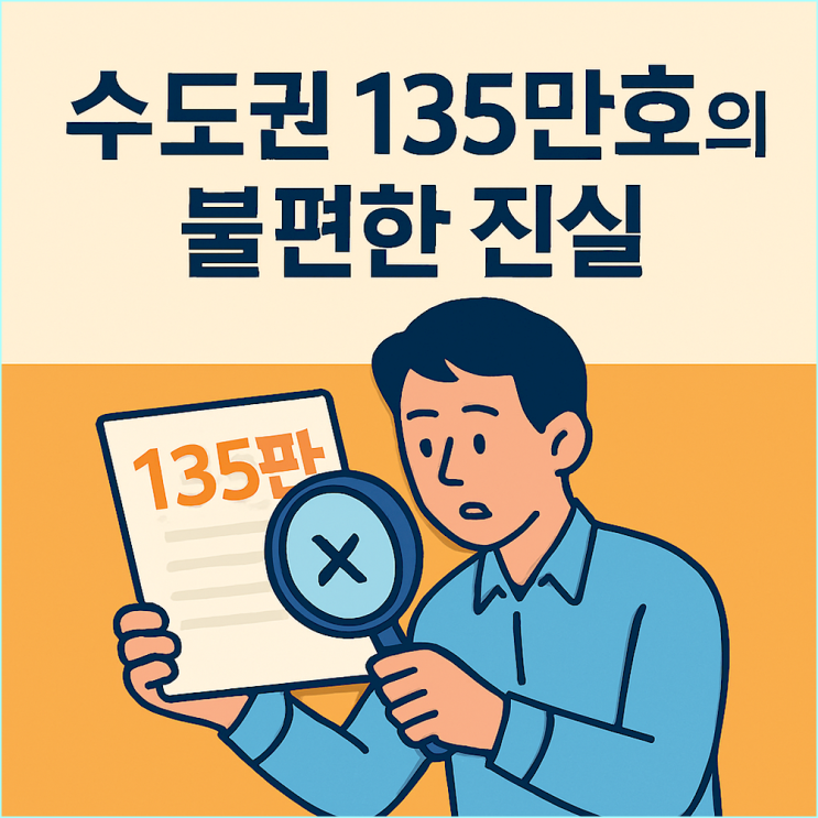  주택 공급 대책 수도권 135만호 공급? 허와 실 9.7 부동산 대책의 본질과 내 집 마련 전략