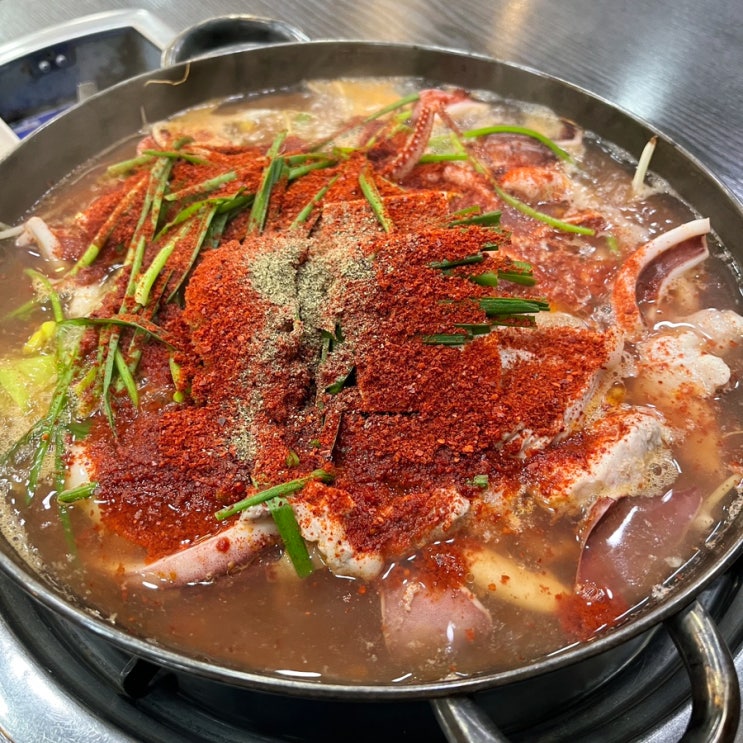  황성오징어찌개 인천 용현동 맛집 주차 맵기