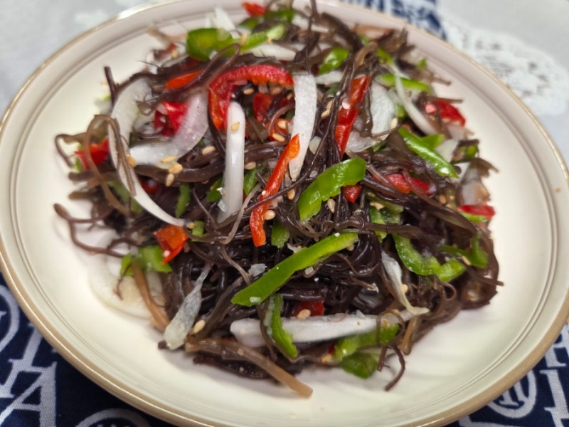 염장 해초 꼬시래기 무침 레시피 꼬시래기 요리 해초 초무침 만들기