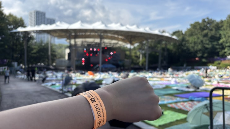  [분당/공연] 2025 성남 파크콘서트_거의 10cm 콘서트였던 날. 비오는 중앙공원 분위기.