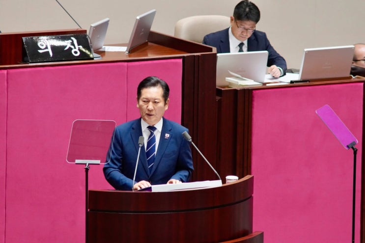 <b>정청래</b> 당대표 국회 교섭단체 대표연설 / 국회 여가위 전체회의