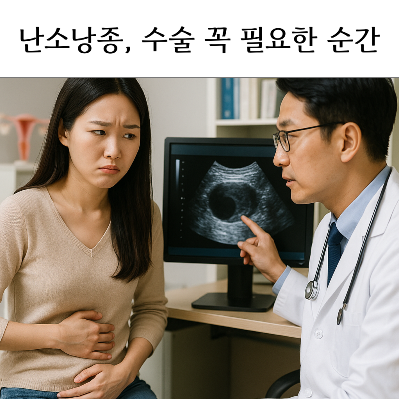 난소낭종, 언제 치료나 수술이 필요할까?