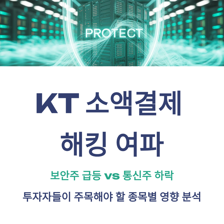  KT 소액결제 해킹 여파, 보안 관련주 급등…통신株는 ‘먹구름’