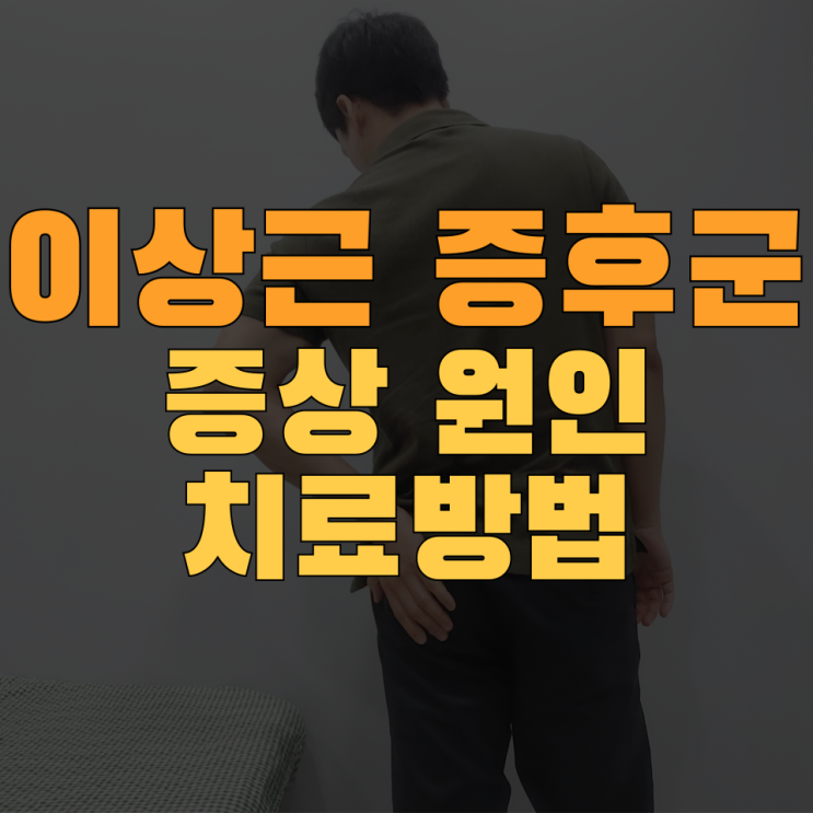 이상근증후군 증상·치료방법·스트레칭 노하우 (ft.엉덩이 통증)