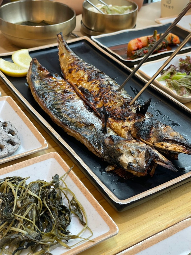  인천 화덕구이생선 식당 추천 자반고 계양점 평일 점심 웨이팅