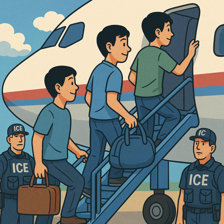 미국서 구금된 <b>한국인</b> 근로자들, <b>애틀랜타 공항</b> 전세기 통해 귀국