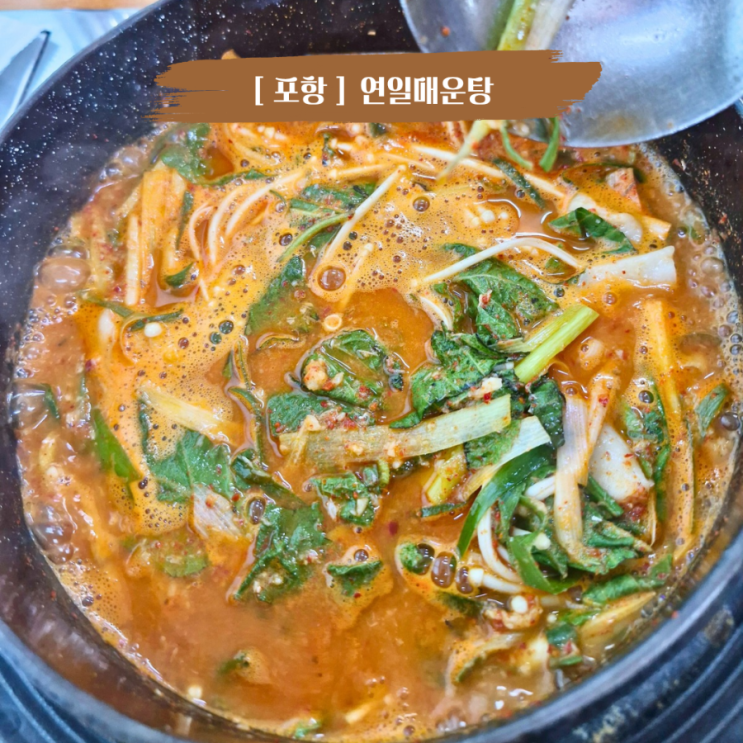 포항 현지인맛집 연일시장 민물매운탕 연일매운탕
