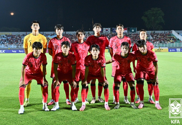 <b>U-22</b> 축구국가<b>대표팀</b>, 인도네시아 1-0 꺾고 AFC 아시안컵... 