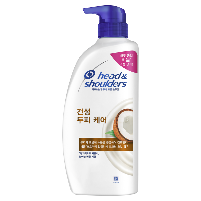 헤드앤숄더 두피 토탈 솔루션 쿨 멘솔 샴푸 시원한 효과