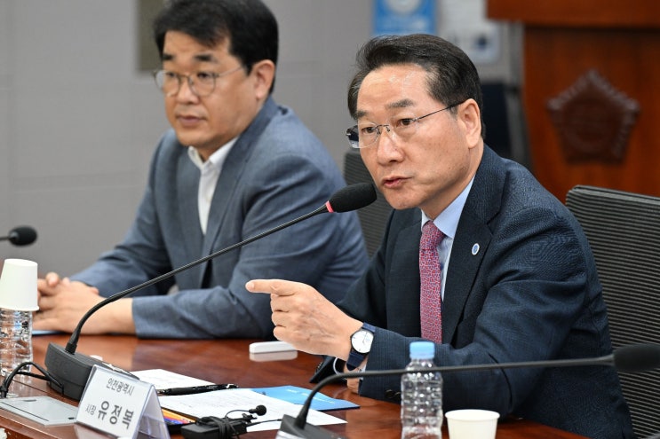 인천시장 <b>유정복</b>, 공직<b>선거법 위반</b>·직권남용 혐의로 경찰 입건