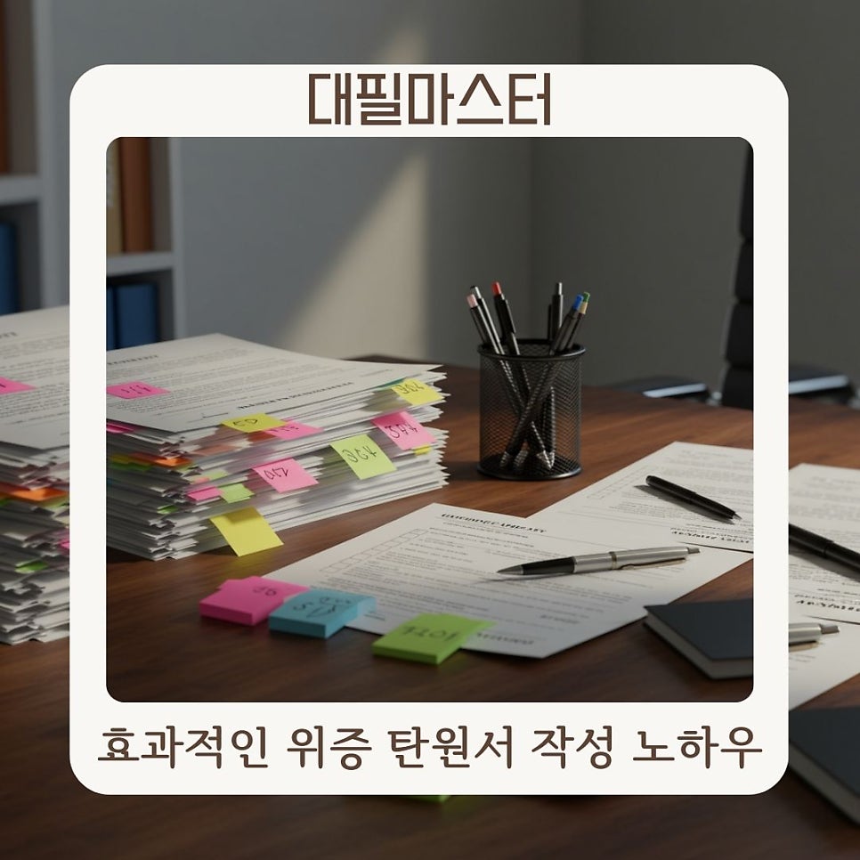 효과적인 위증 탄원서 작성 노하우
