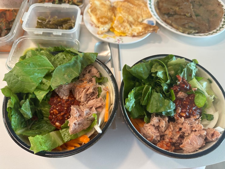  참치비빔밥 양념장 (꿀맛) 2인 레시피