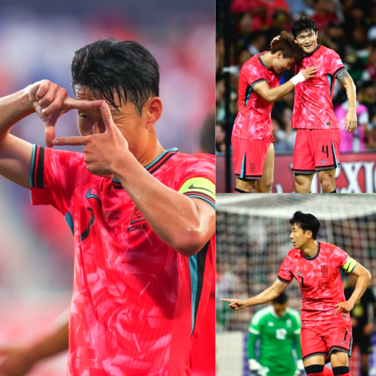 <b>축구</b> 국가대표 <b>평가전</b> 2-2 무승부 손흥민 오현규 활약 <b>브라질</b>... 