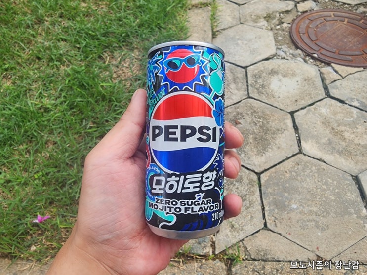  펩시콜라 제로슈거 모히토향 210mL 한 박스 구매해서 먹어본 후기
