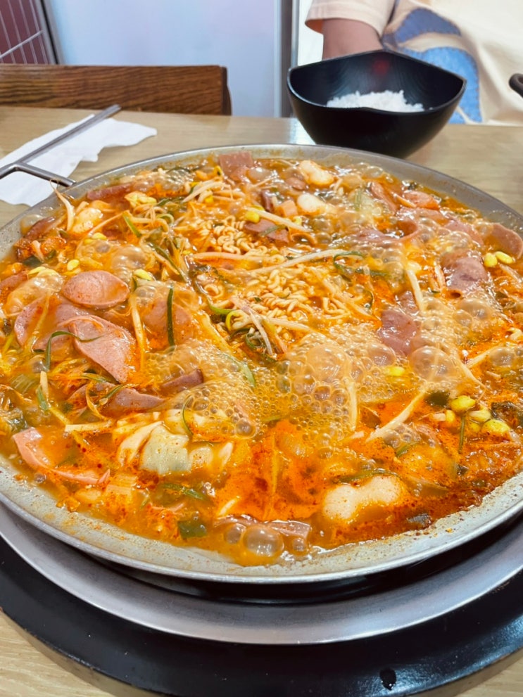  인천 스퀘어원 맛집 | 놀부부대찌개 인천스퀘어원점 방문 후기