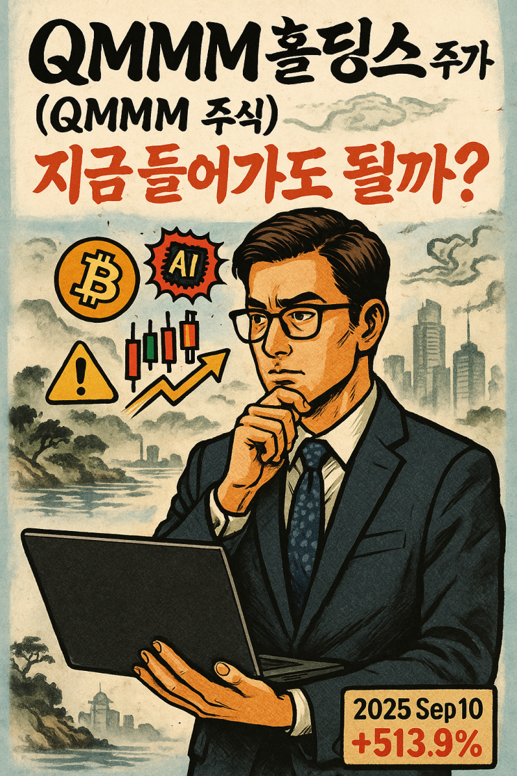  QMMM 홀딩스 주가 (QMMM 주식) 암호화폐 진출 대폭등