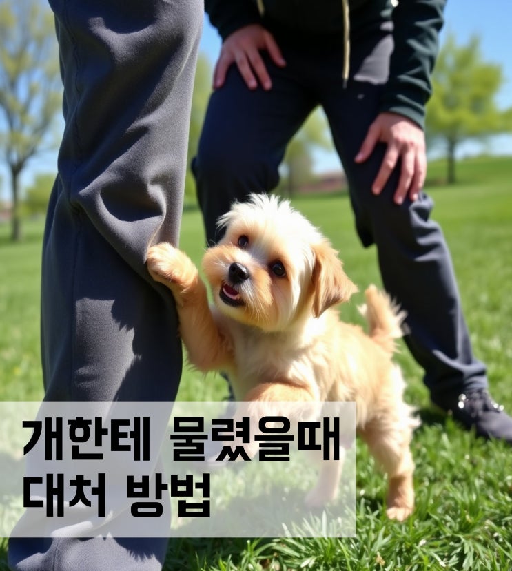  개물림 사고, 개한테 물렸을때 대처 방법