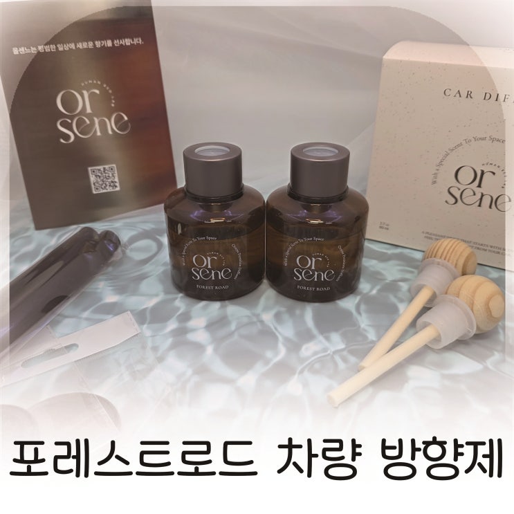 EV5 EV4 차량과 찰떡궁합, 올센느 포레스트로드 차량용 디퓨저 추천