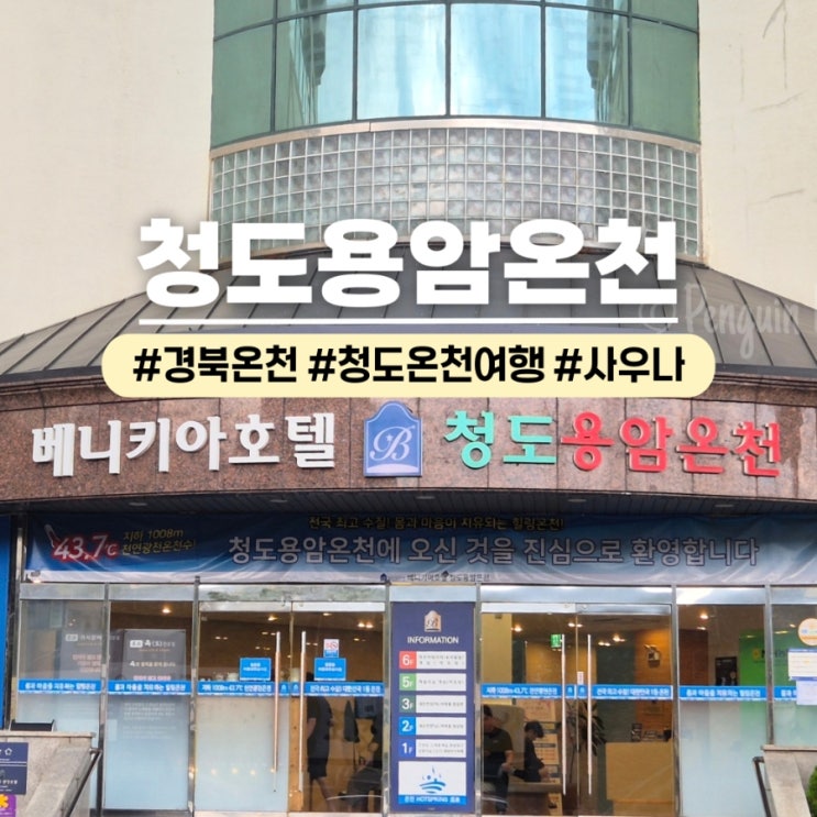  경북 온천 추천 청도용암온천호텔 대온천장 사우나 이용후기