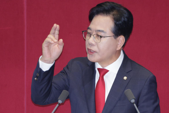 <b>송언석 원내대표</b>의 교섭단체 <b>연설</b>, 앞으로의 정국은? 여야 대립... 