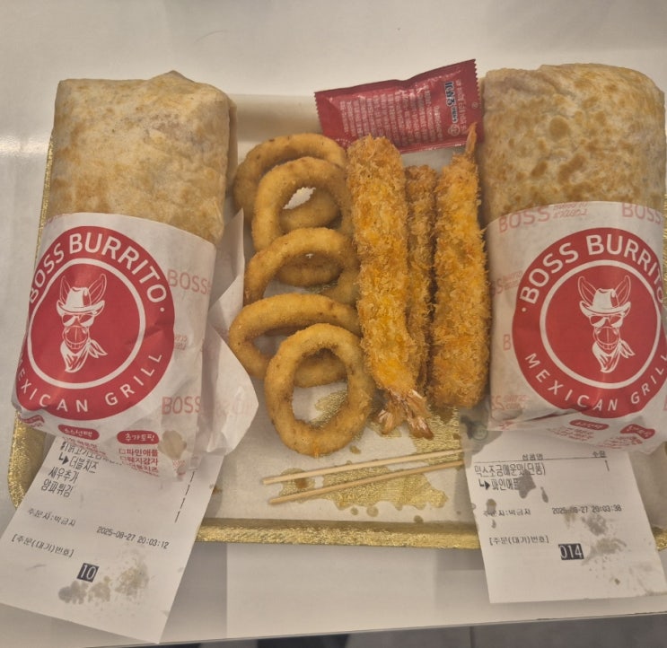  상지대 맛집 배달맛집 원주 보스부리또