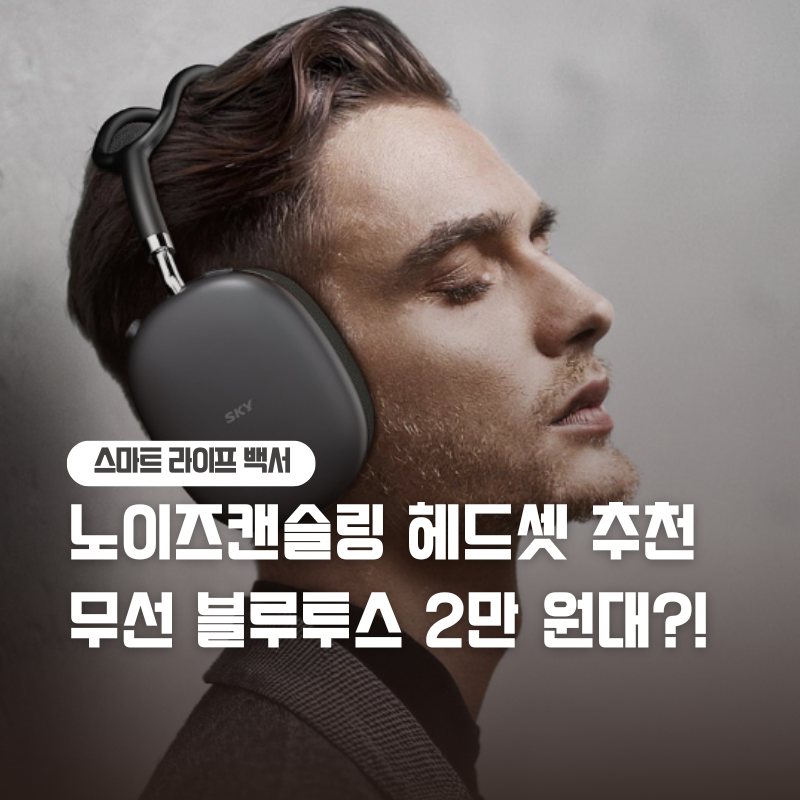 노이즈캔슬링 헤드셋 추천 2만원대 무선 블루투스
